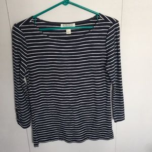 Forever 21 Blue and White Striped Shirt